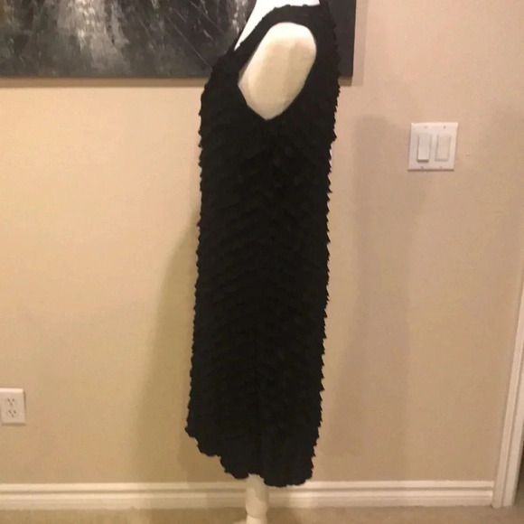 Christopher & Banks Ruffle Sheath Dress-Size M - Picture 3 of 11